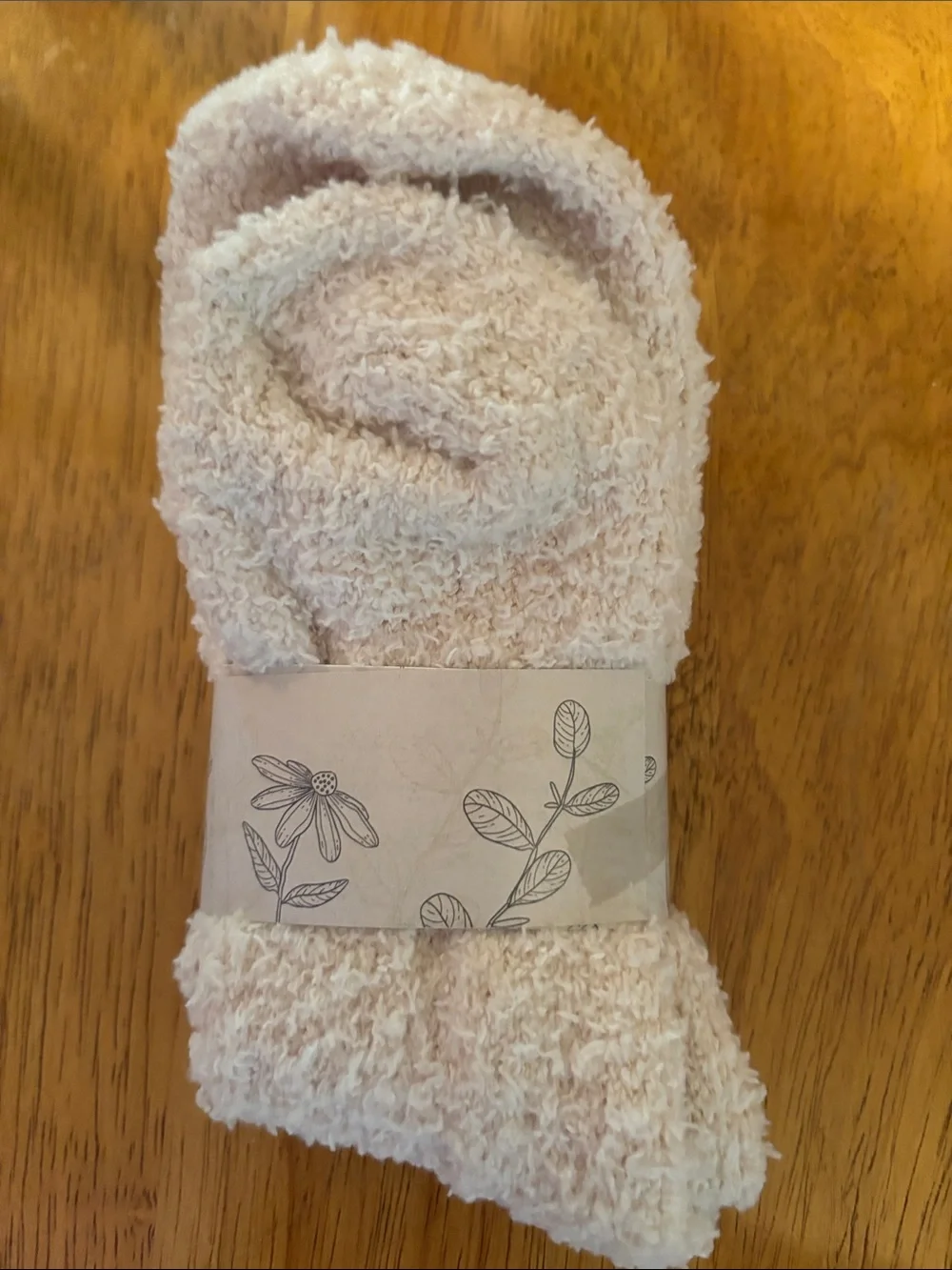 Cozy Plush Pink Women's Socks - Thinking of You